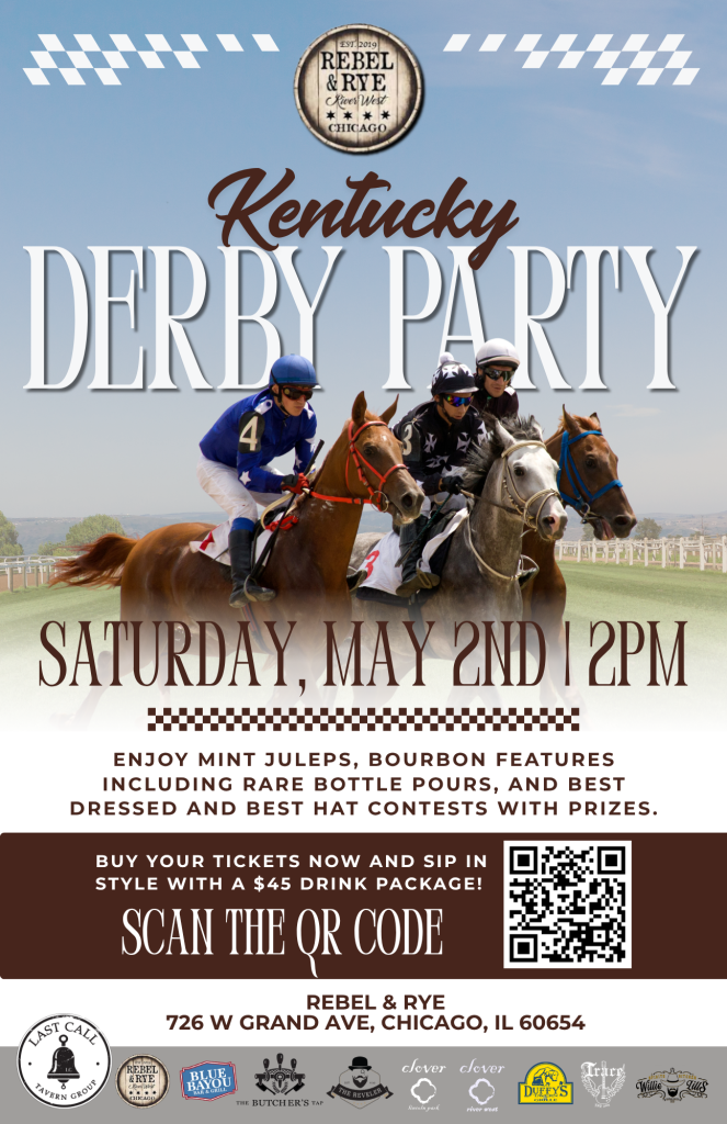 Saturday, May 2nd | Kentucky Derby Party at Rebel & Rye