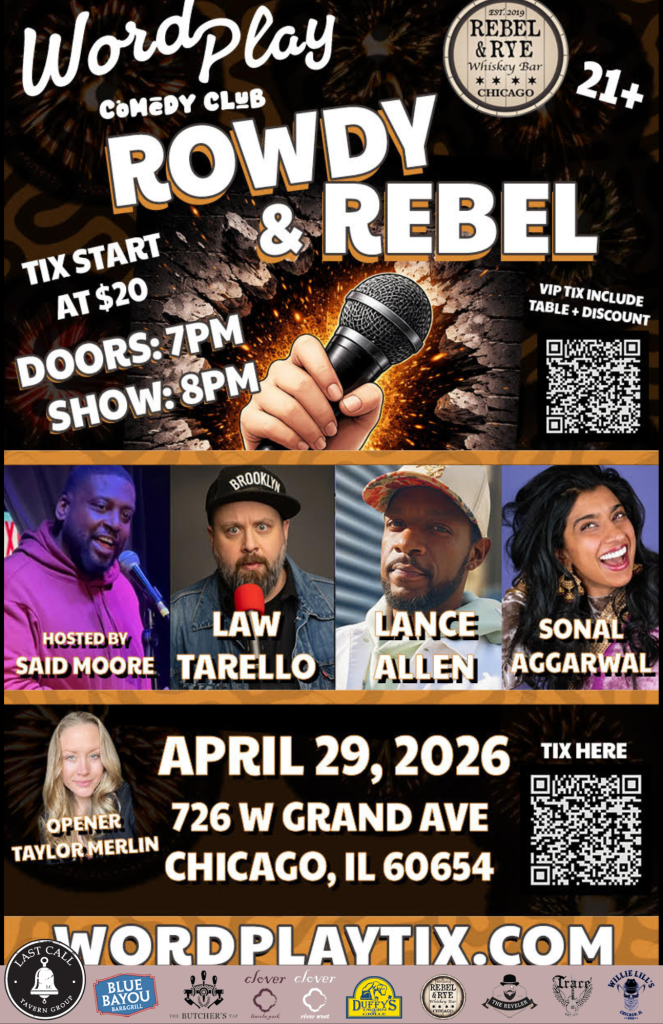 Rowdy & Rebel Comedy Night – April 29, 2026