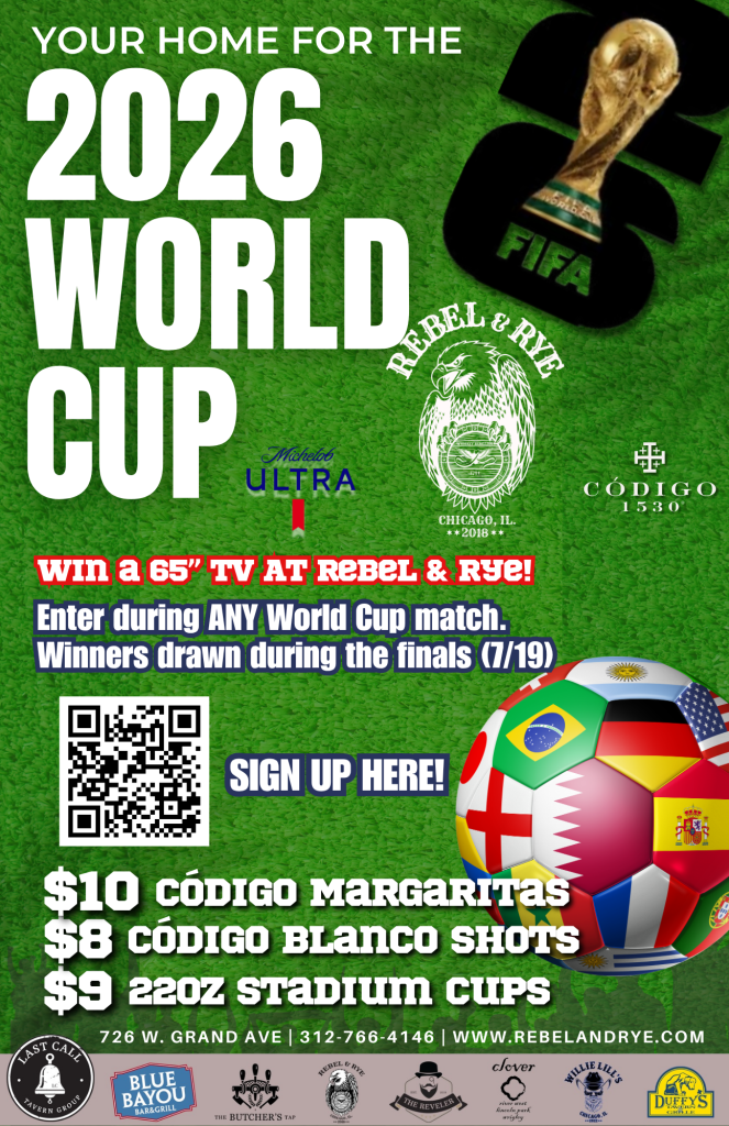 Now Through July 19, 2026 | 2026 World Cup TV Giveaway | Rebel & Rye