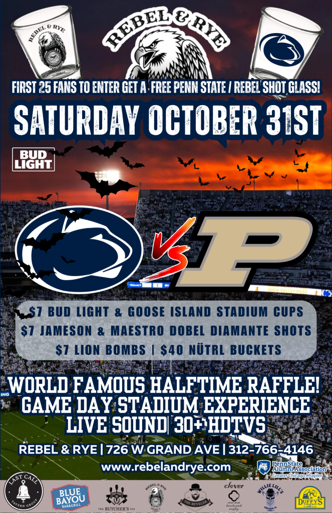 Penn State vs. Purdue – Saturday, October 31