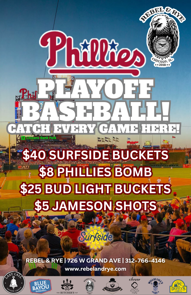 Phillies Playoff Baseball | Catch Every Game at Rebel & Rye